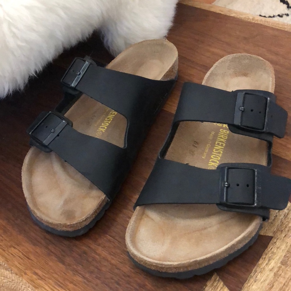 Birkenstock men’s black leather size 42/9